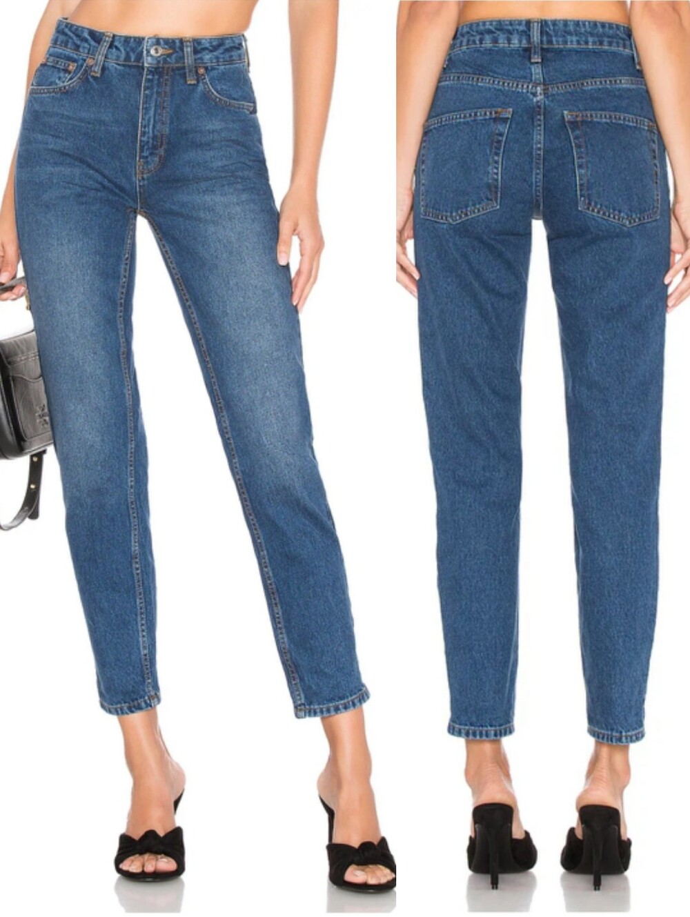 We The Free Mom High Rise Straight Leg Jean